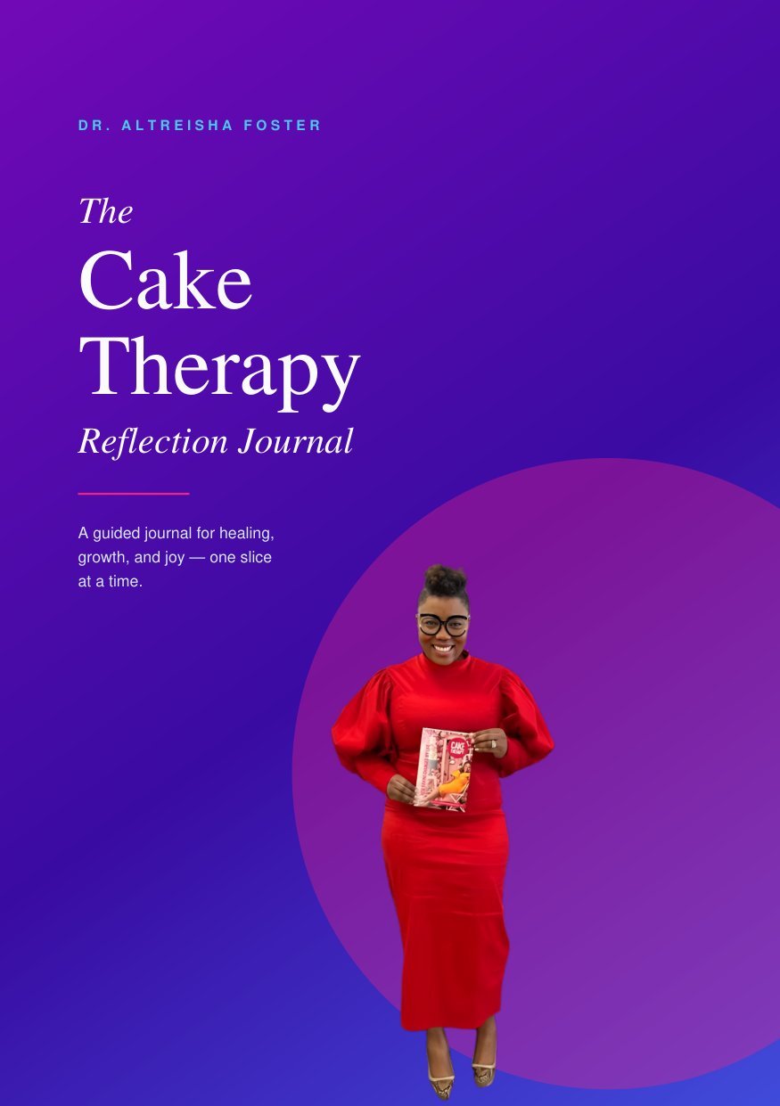 Cover of the Cake Therapy Reflection Journal